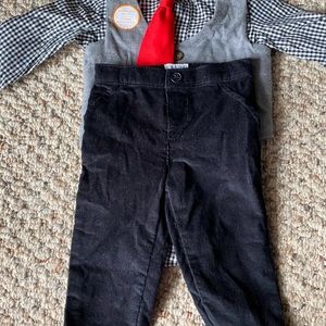 Two piece Carters outfit Boy. Shirt and pants